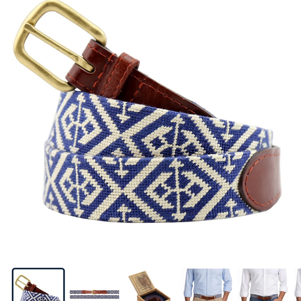 Smathers & Branson Scarsdale Belt Sz 38